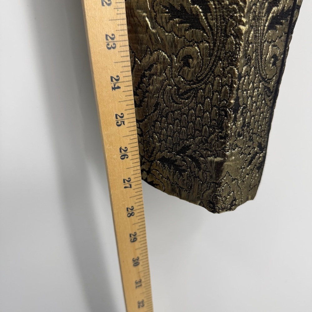 Zadig & Voltaire deluxe Gold Brocade Trousers posh dore sz 38 M - Picture 8 of 10